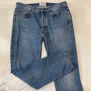 Acne Studios Mens Van Mid Vintage Denim